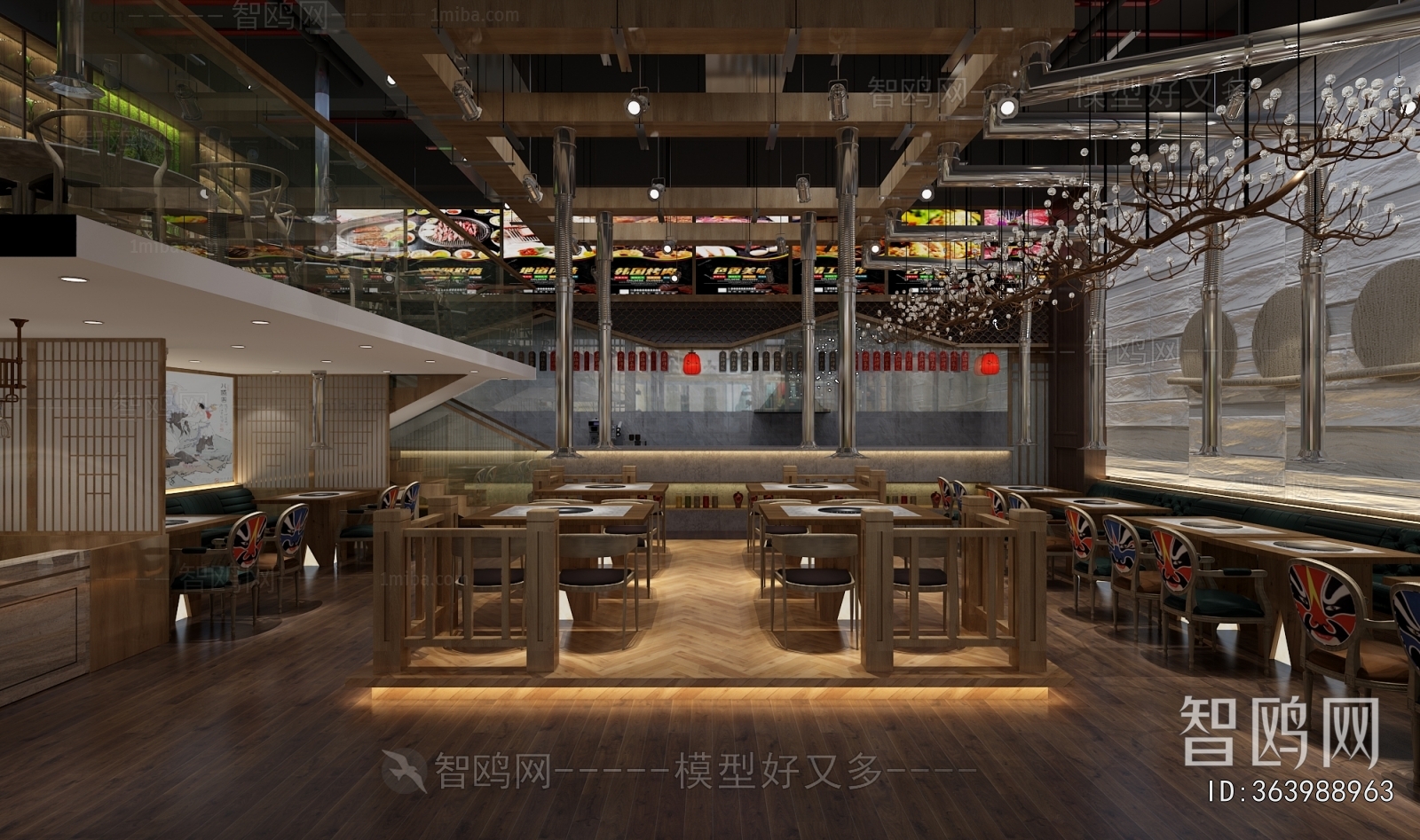 Industrial Style Hot Pot Restaurant