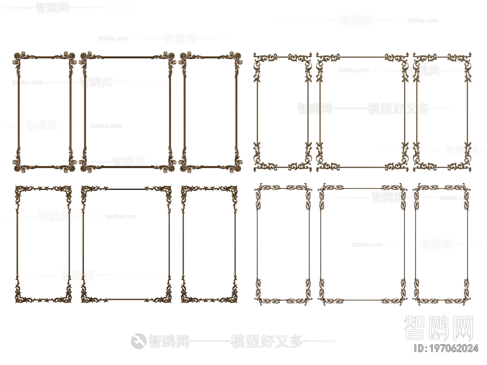 欧式雕花线条