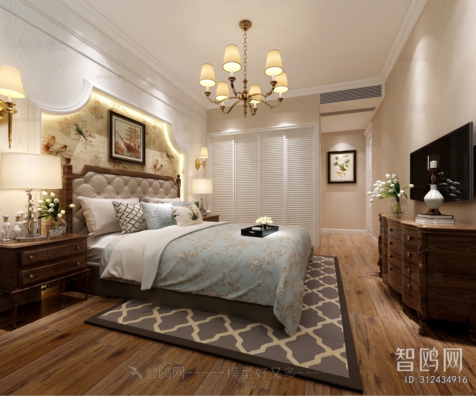 European Style Bedroom