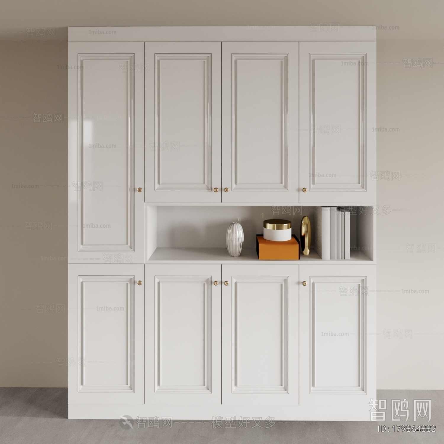 Simple European Style Entrance Cabinet