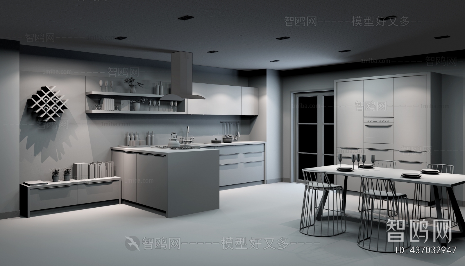 Modern Open Kitchen