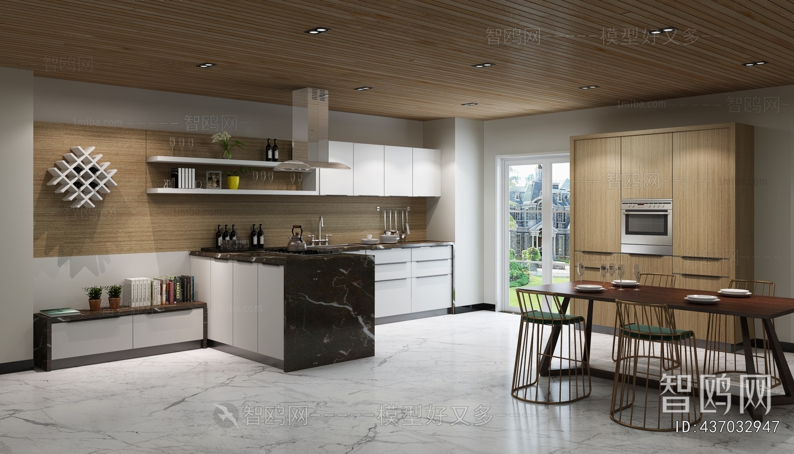 Modern Open Kitchen