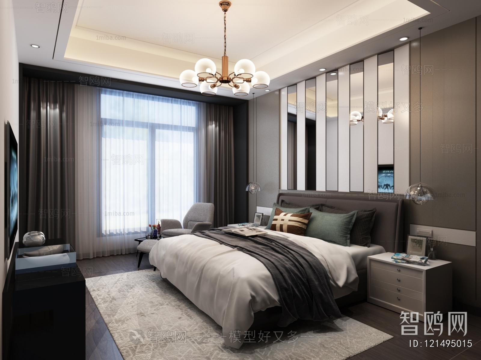 Post Modern Style Bedroom