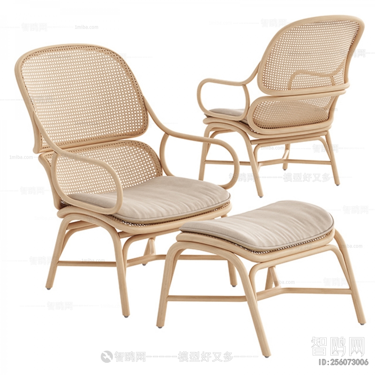 Wabi-sabi Style Lounge Chair