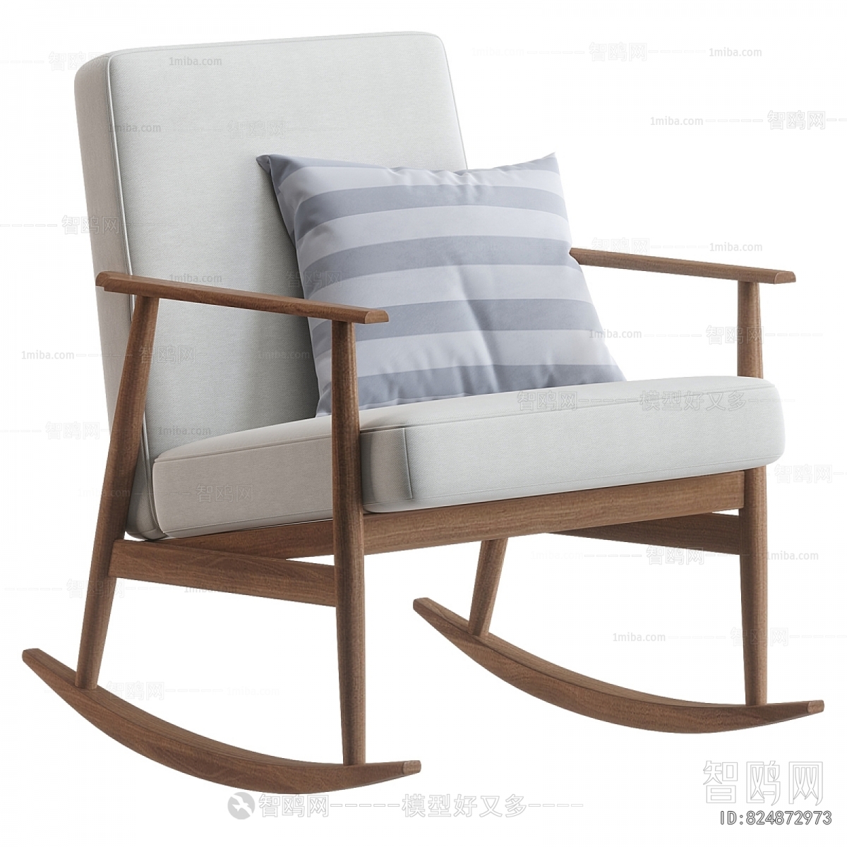 Nordic Style Rocking Chair