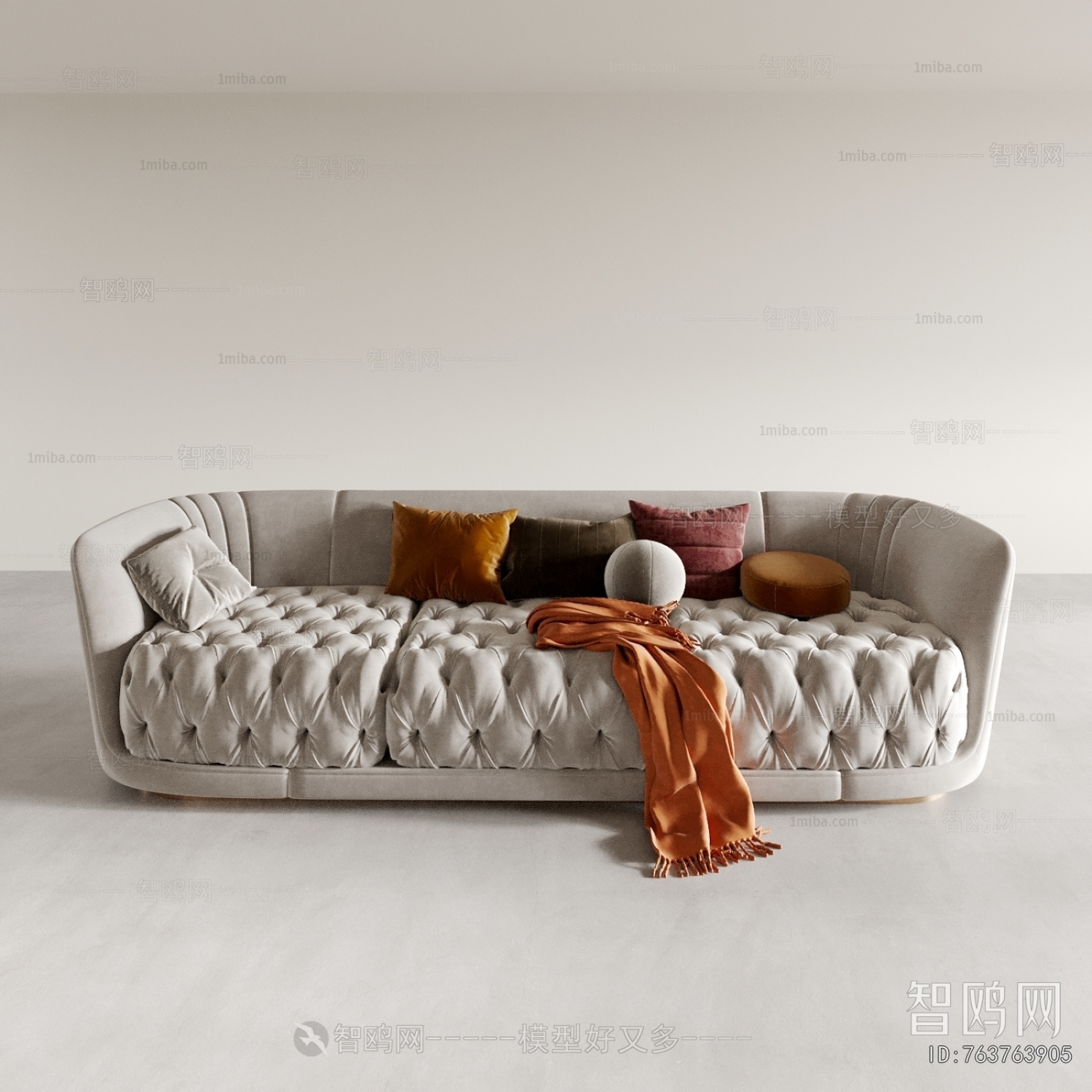 Simple European Style Multi Person Sofa