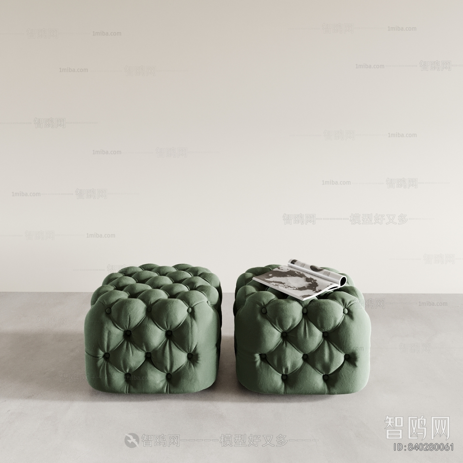 Simple European Style Sofa Stool