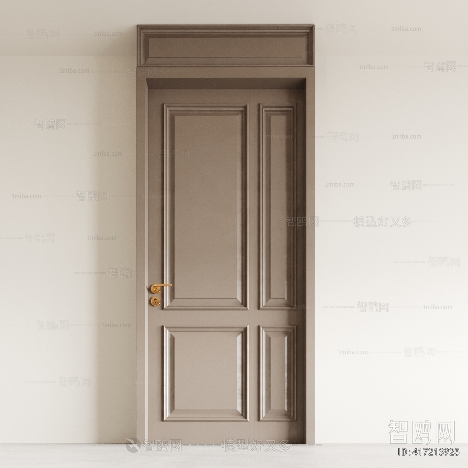 Simple European Style Entrance Door