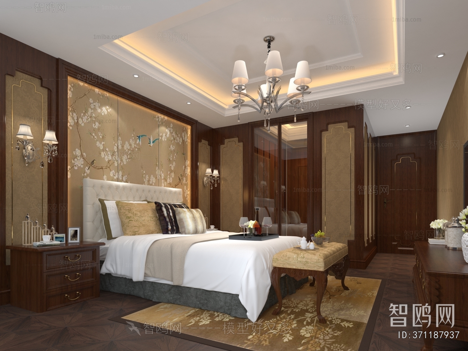 European Style Classical Style Bedroom