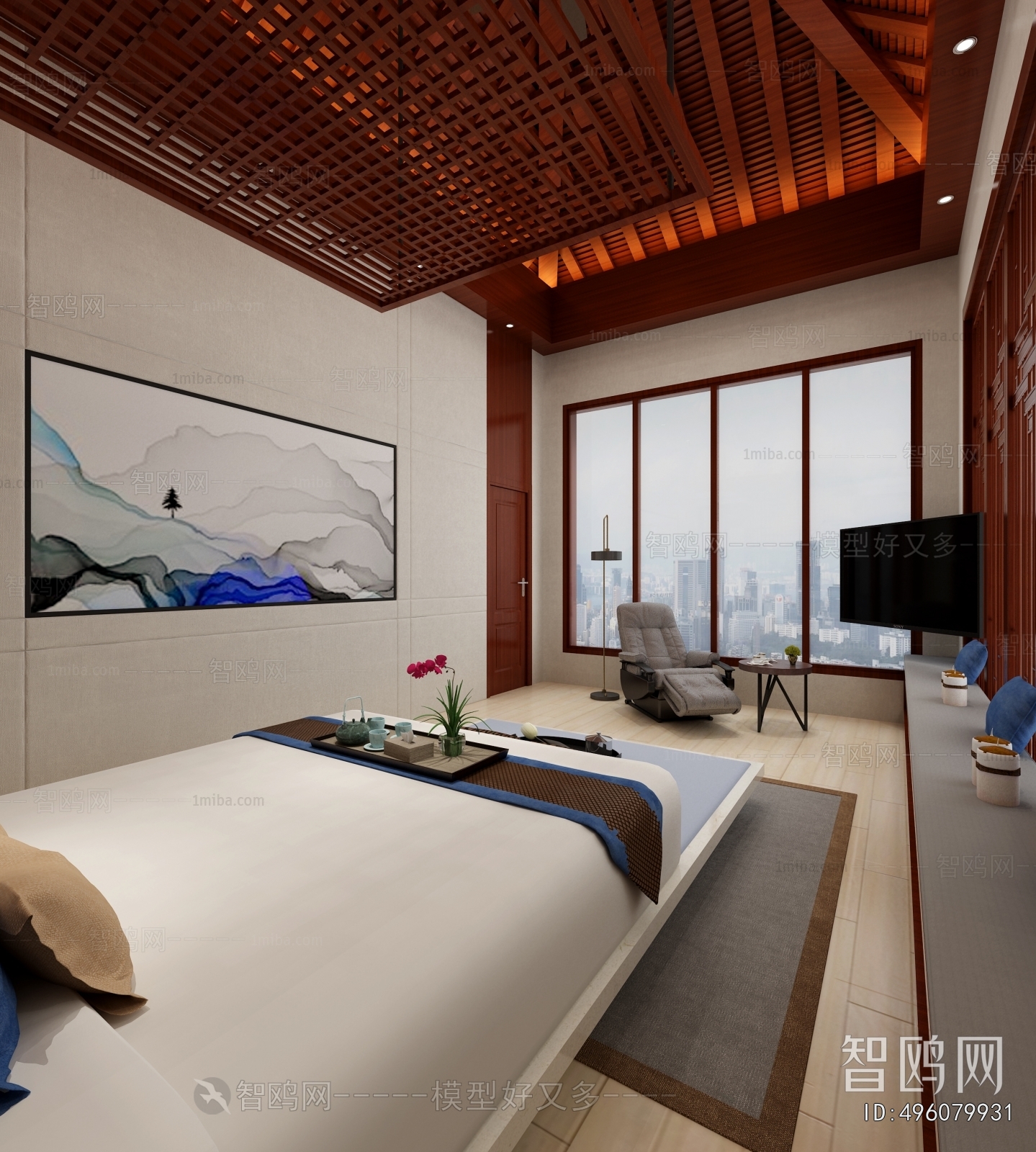 Southeast Asian Style Bedroom