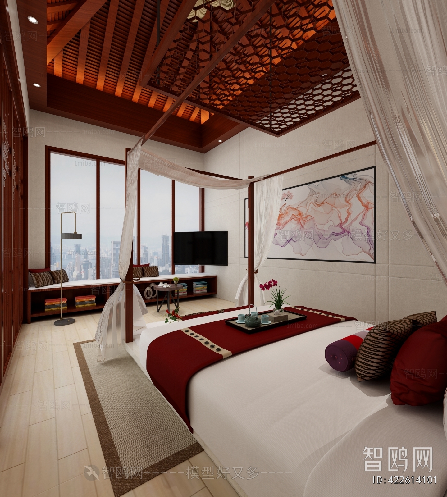 Southeast Asian Style Bedroom