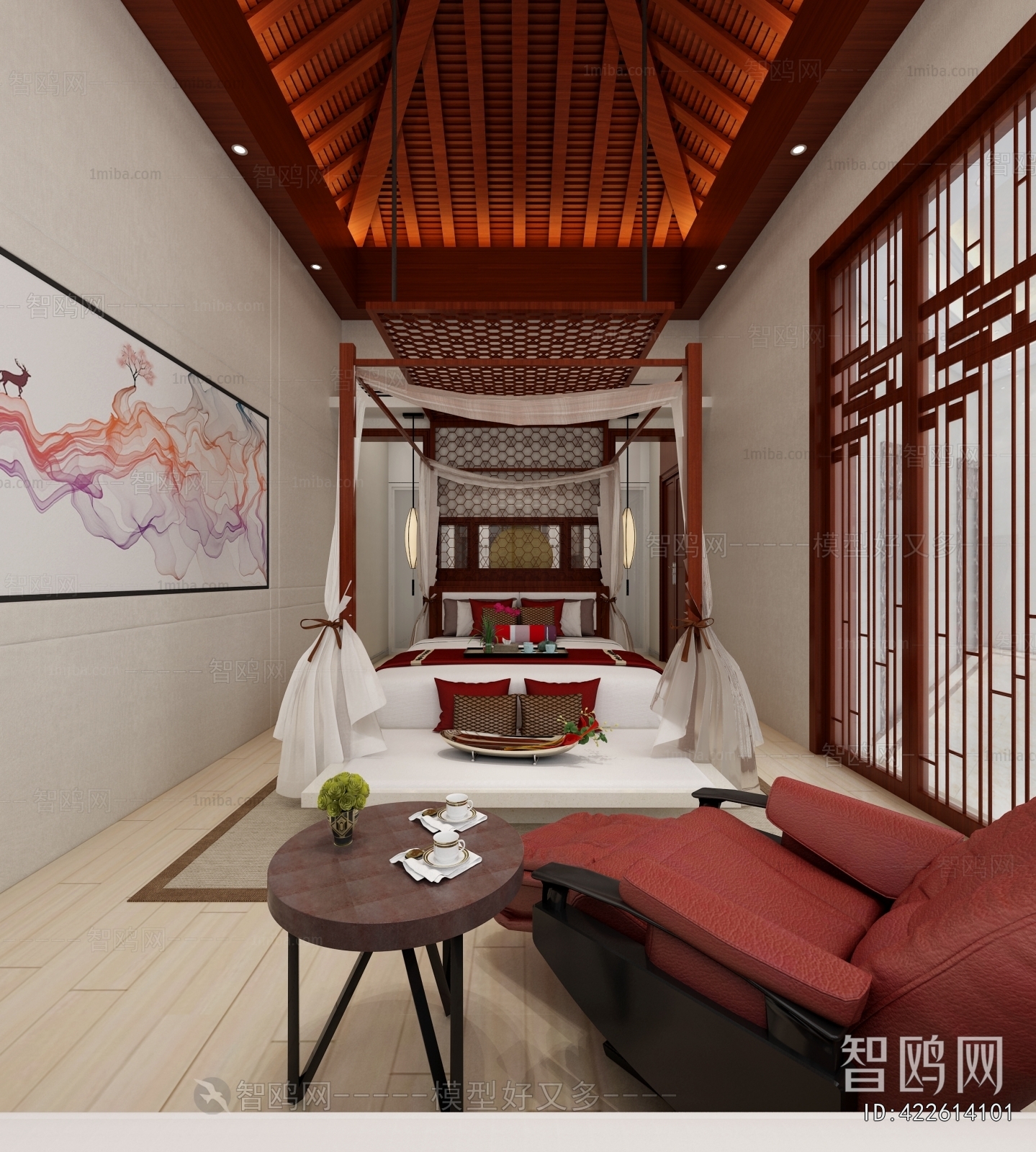 Southeast Asian Style Bedroom