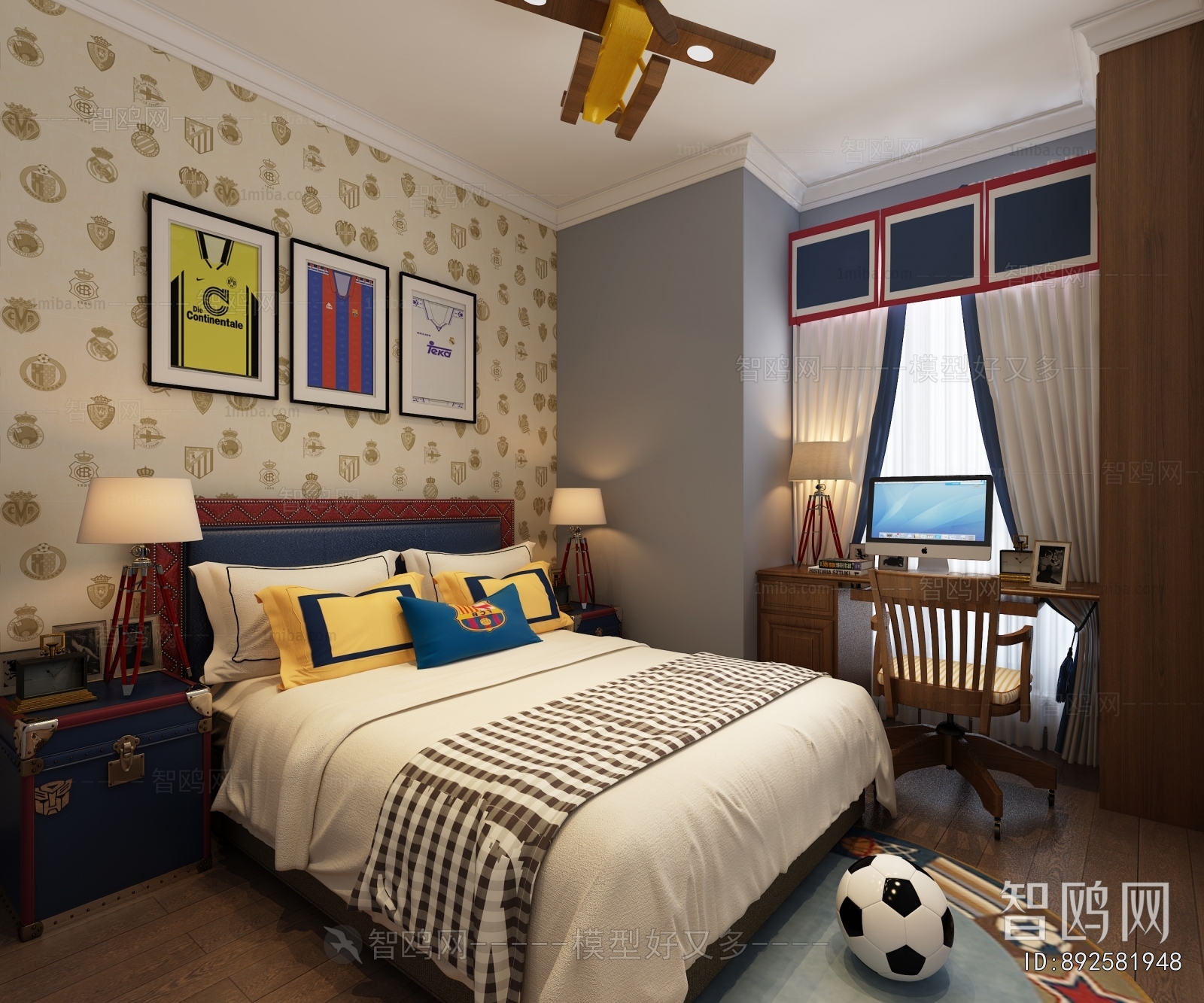 American Style Boy's Room And Son's Room