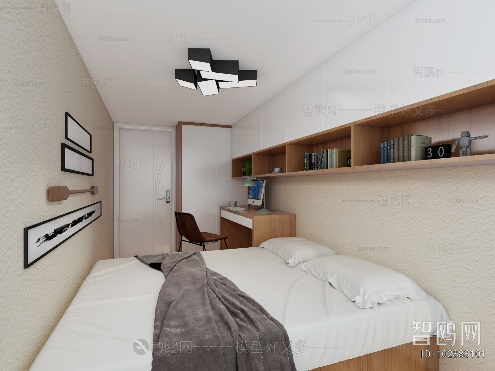 Post Modern Style Bedroom