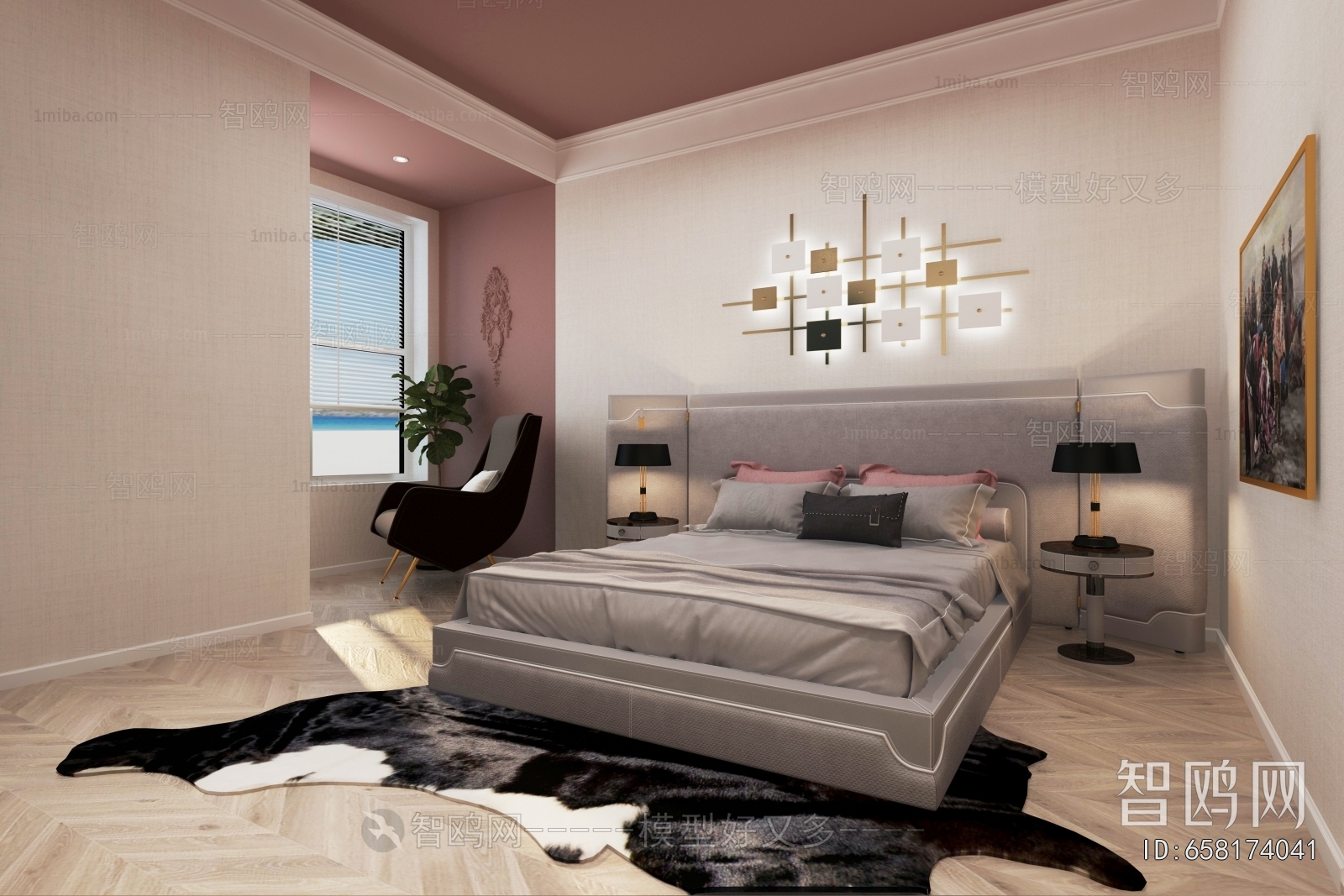 Post Modern Style Bedroom