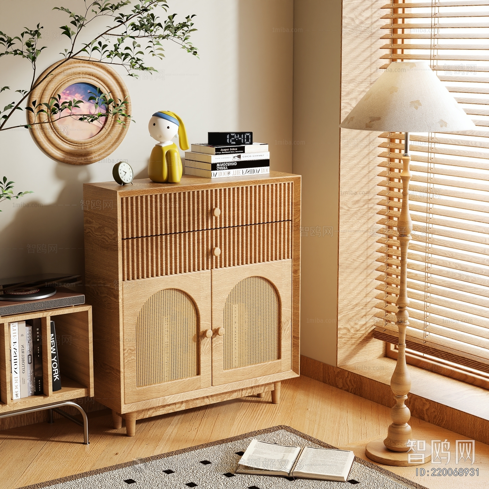 Wabi-sabi Style Side Cabinet/Entrance Cabinet