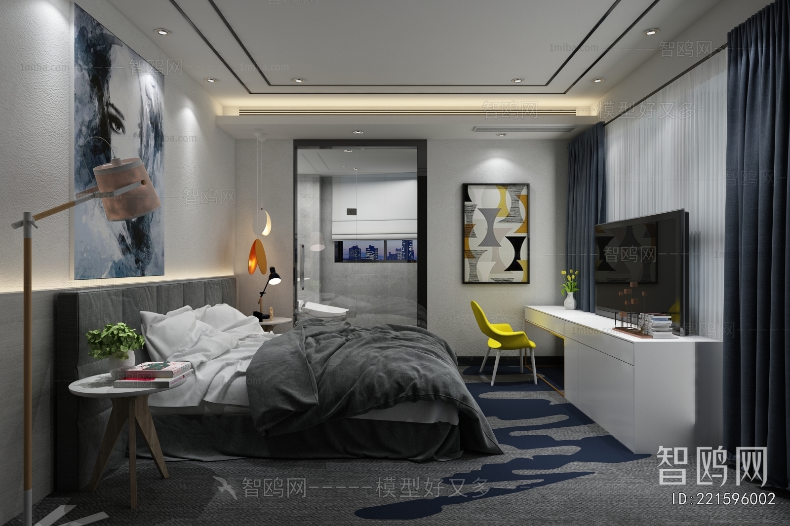 Modern Nordic Style Bedroom