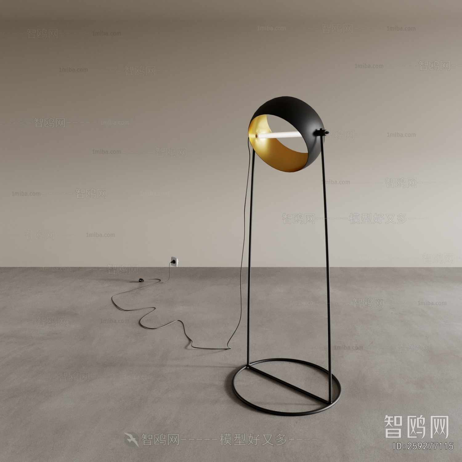 Industrial Style Floor Lamp