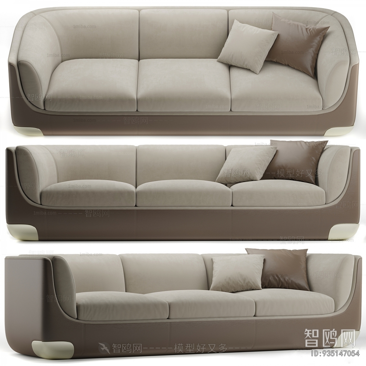 Modern Three-seat Sofa