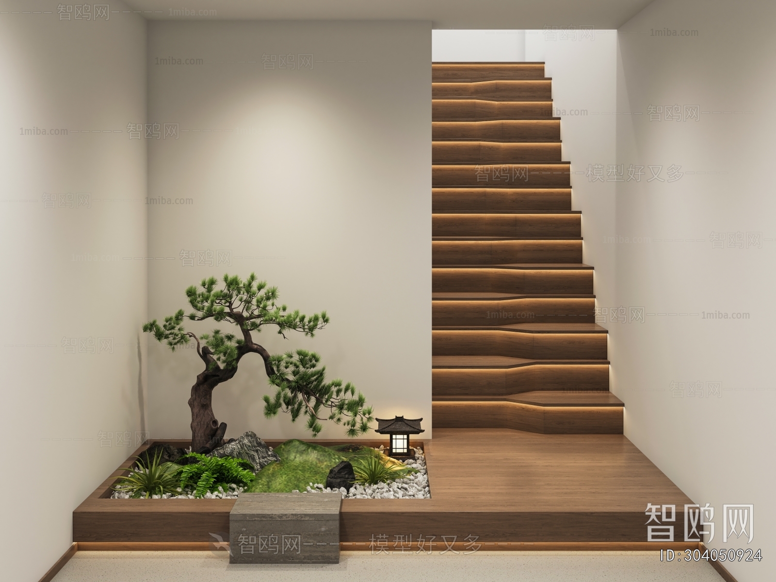 New Chinese Style Stairwell