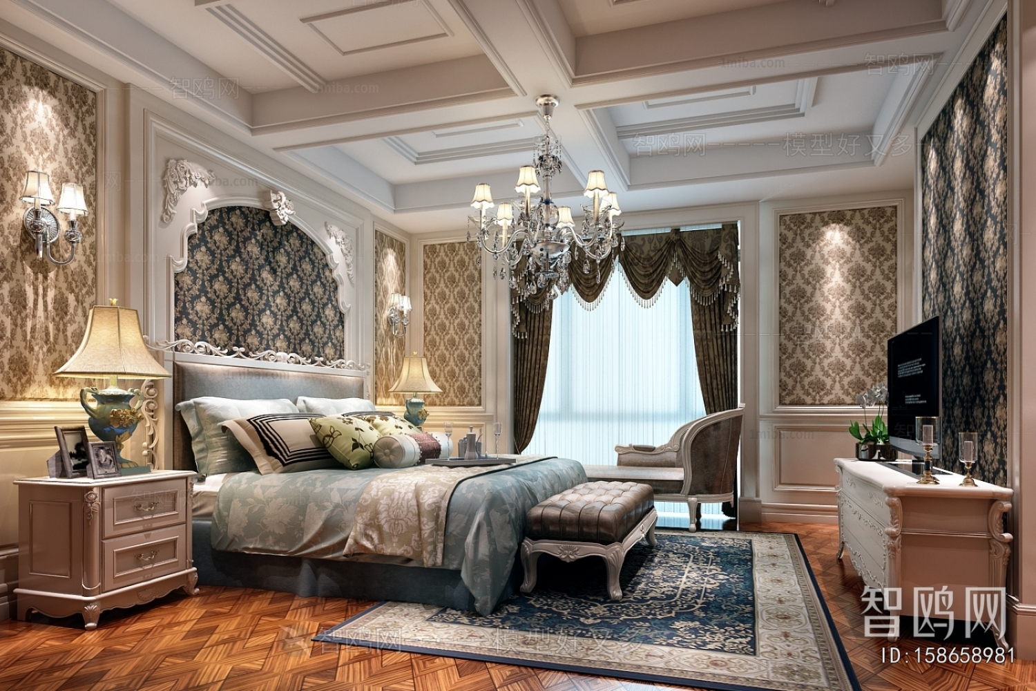 European Style Bedroom