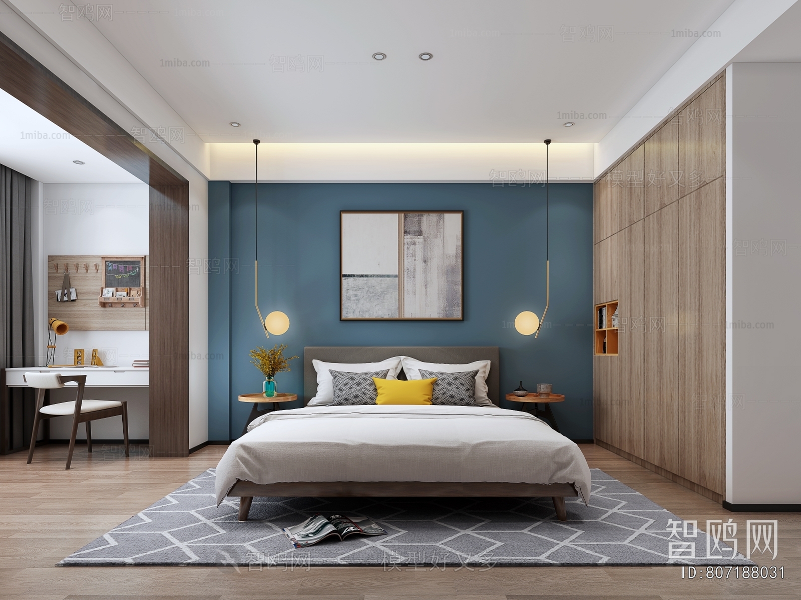 Modern Nordic Style Bedroom