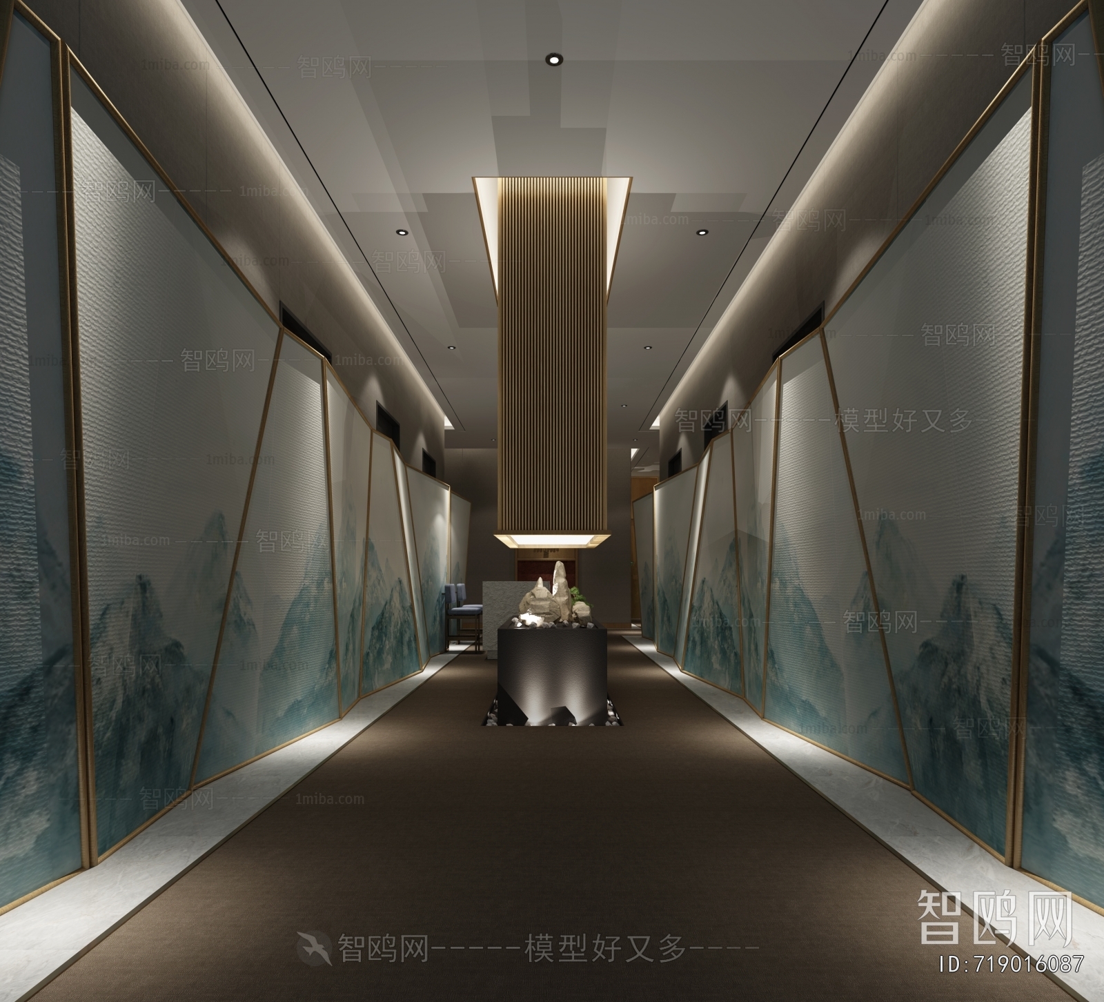 New Chinese Style Corridor