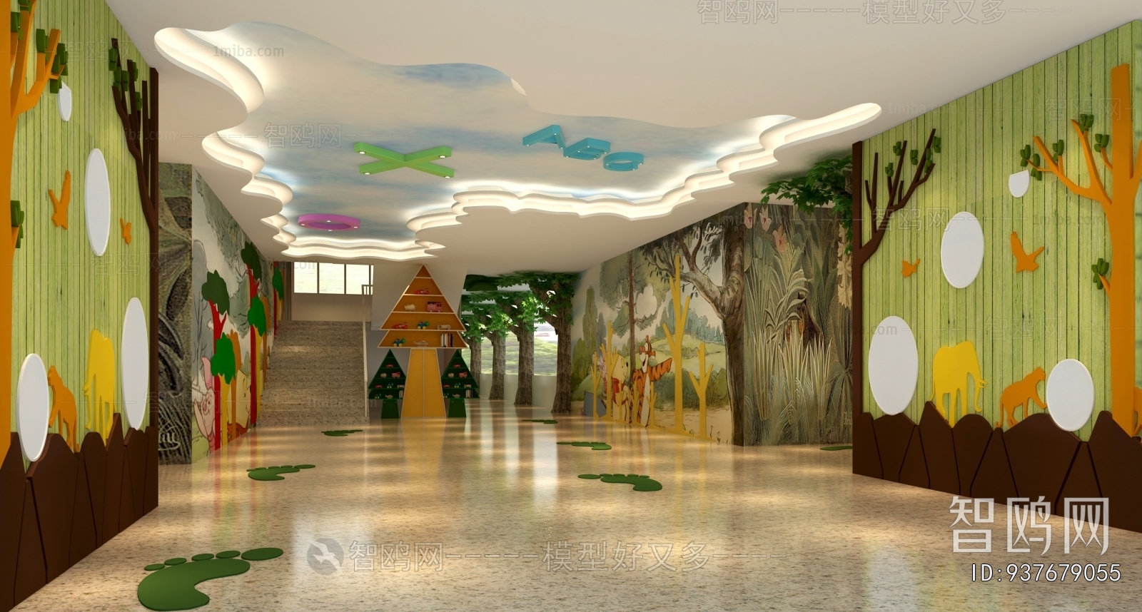 Modern Kindergarten Hall