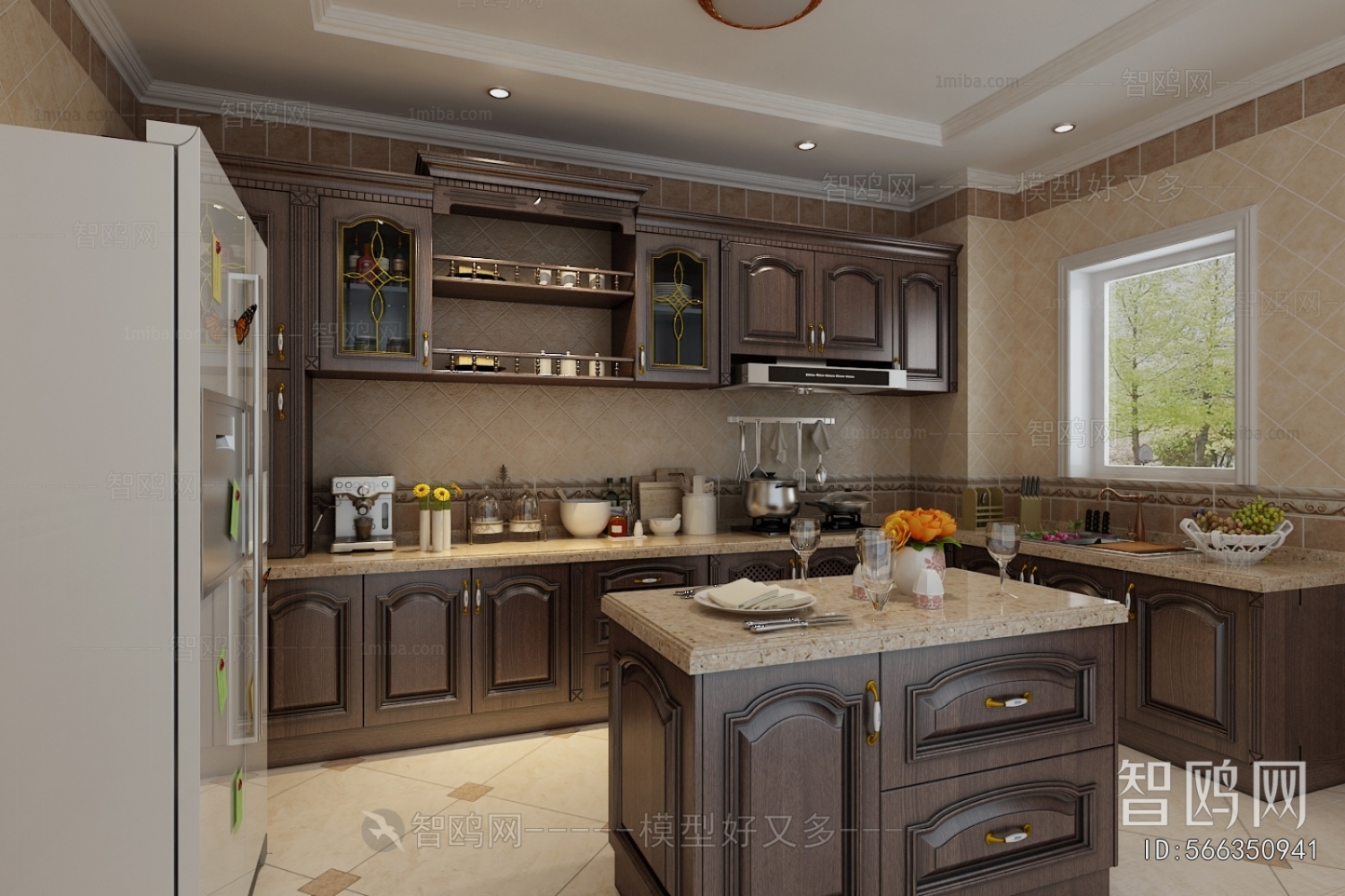 European Style Open Kitchen