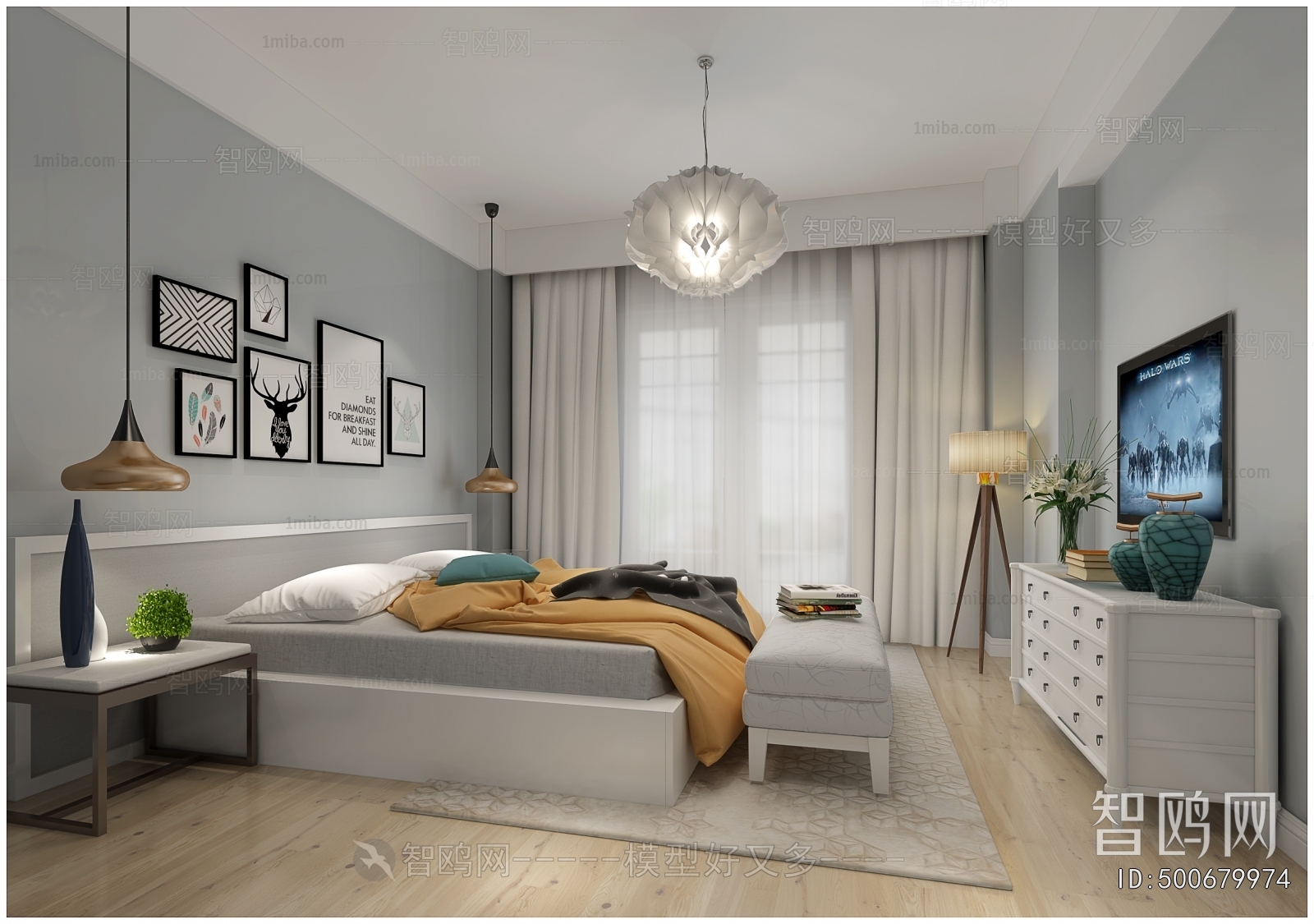 Nordic Style Bedroom