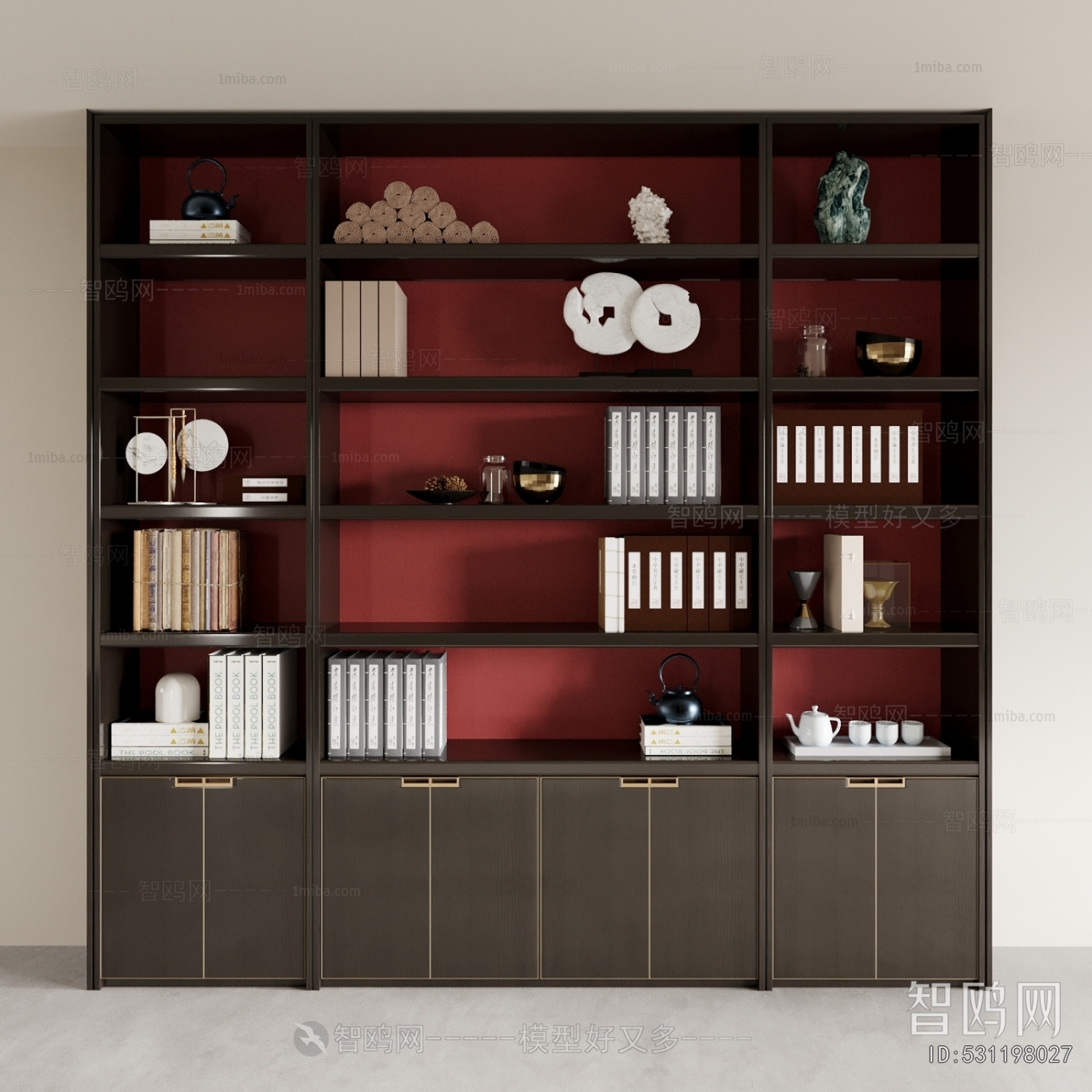 New Chinese Style Bookcase