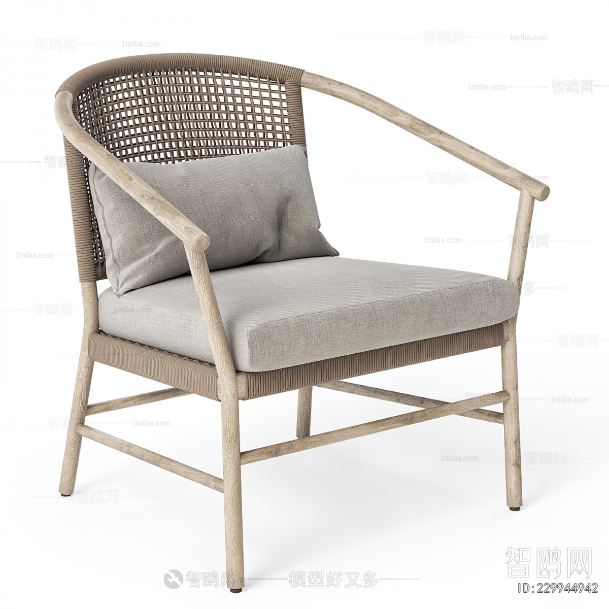 Wabi-sabi Style Lounge Chair