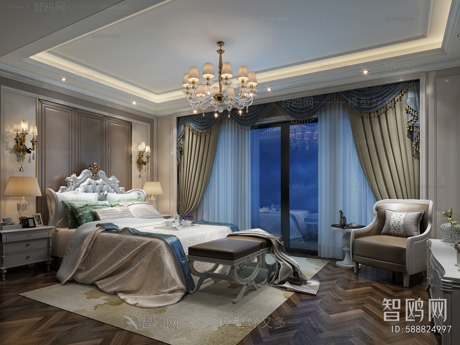 New Classical Style Bedroom