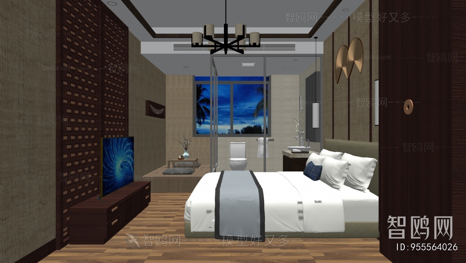 Modern Guest Room