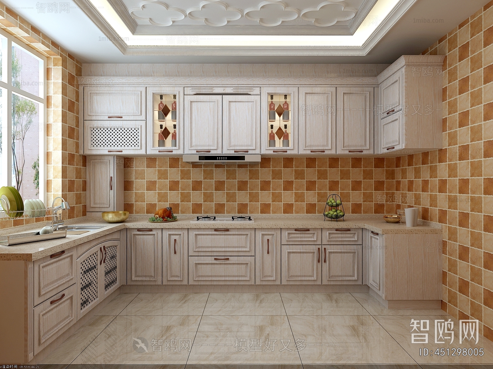 European Style Open Kitchen