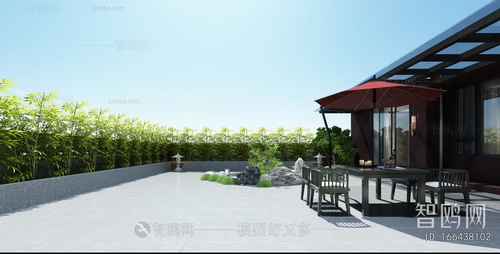 New Chinese Style Terrace