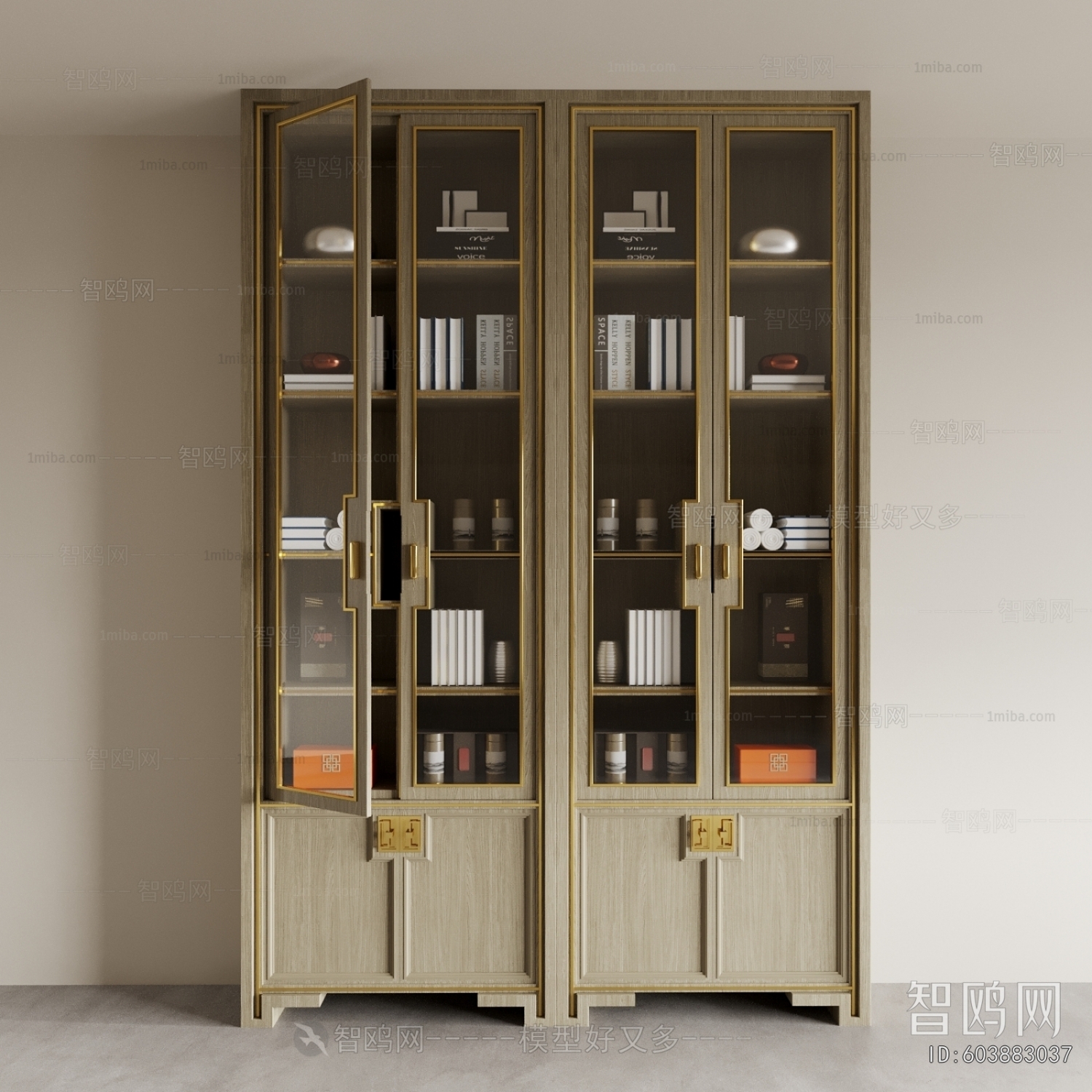 New Chinese Style Bookcase