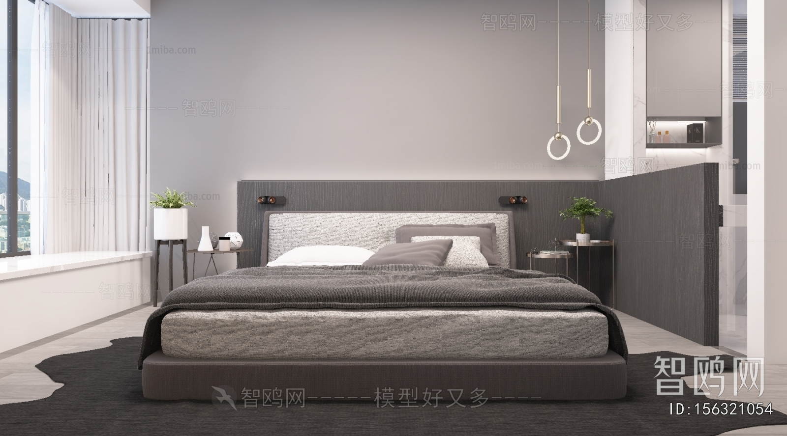 Post Modern Style Bedroom