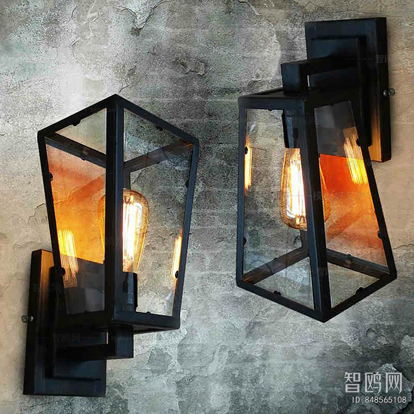 Industrial Style Wall Lamp