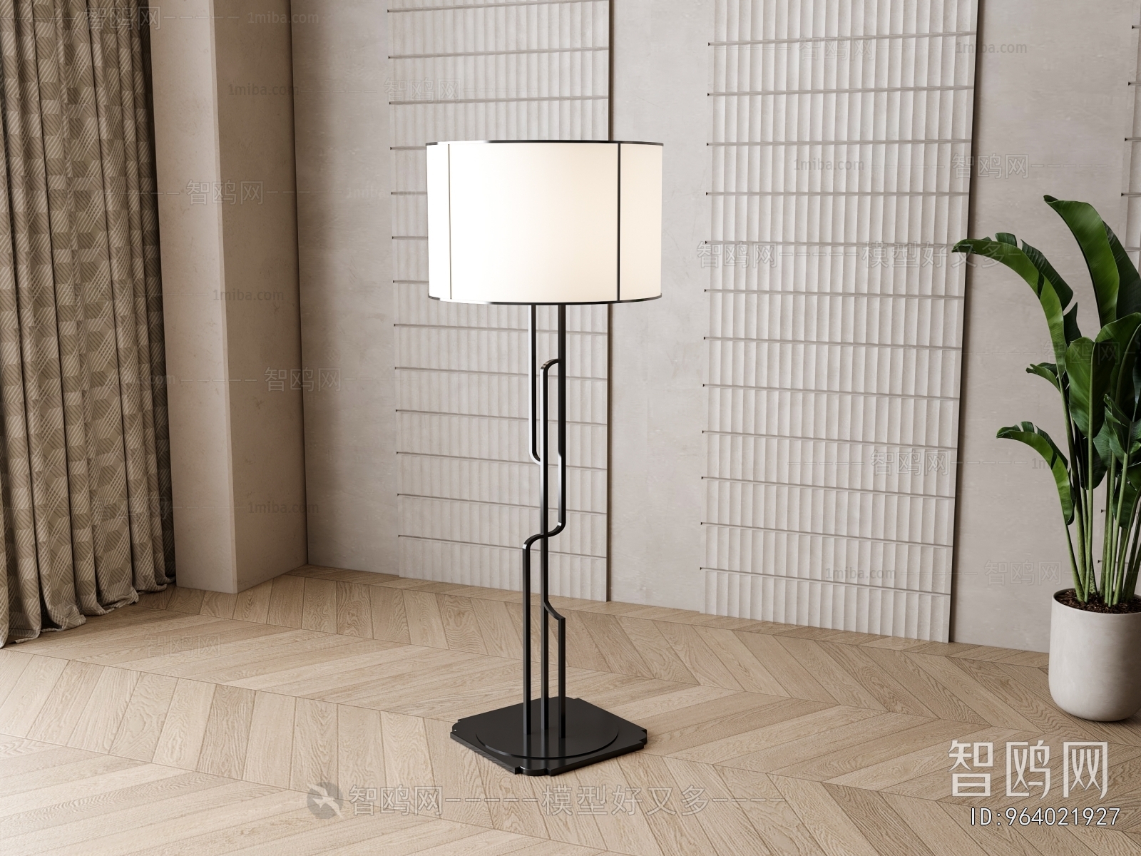 New Chinese Style Floor Lamp