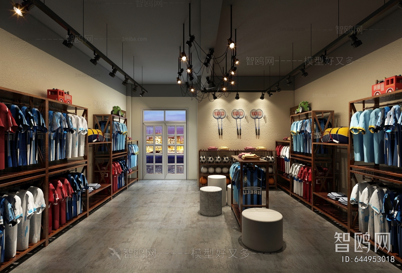 Industrial Style Clothing Store