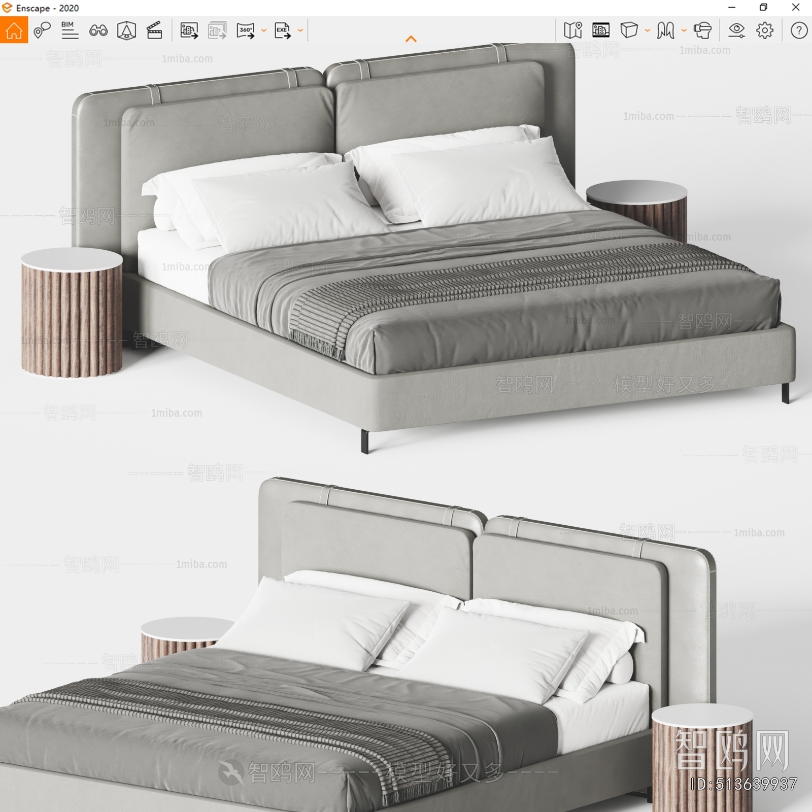 Modern Double Bed