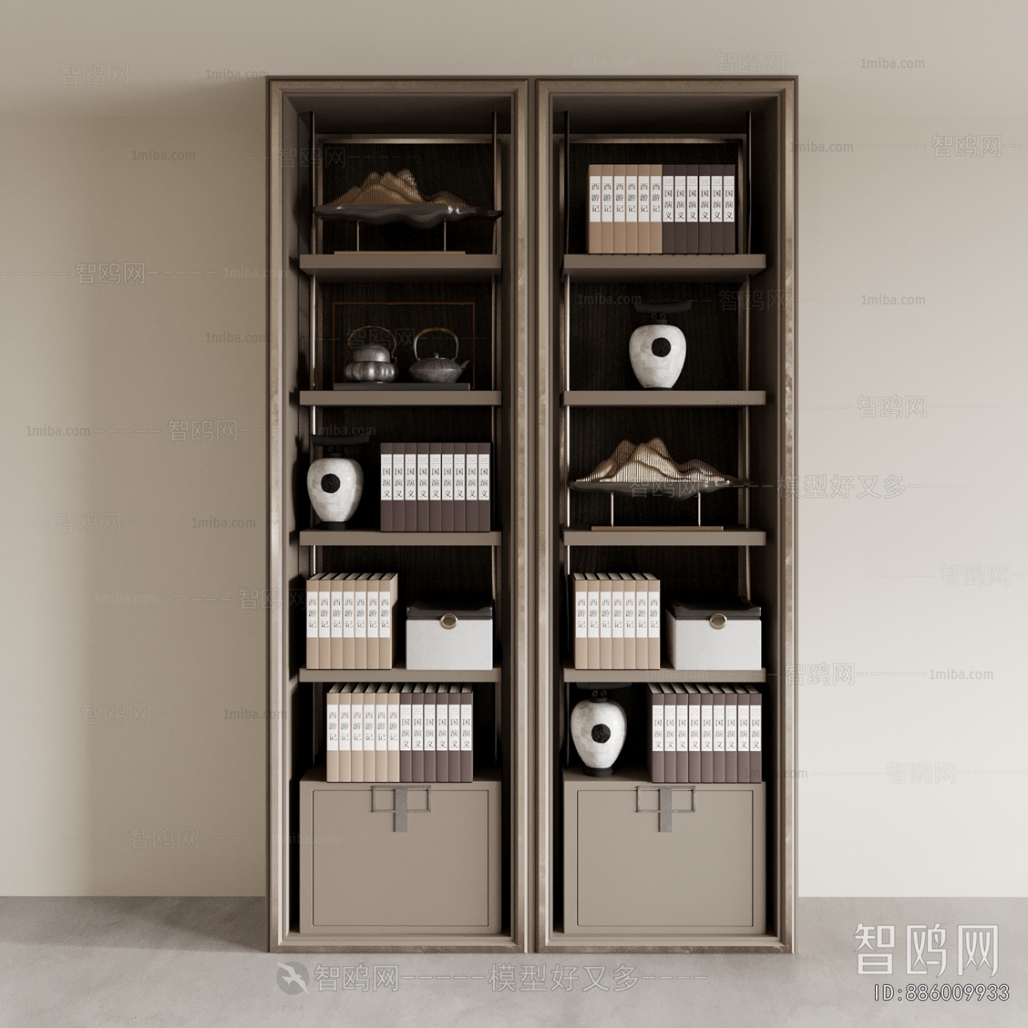 New Chinese Style Bookcase