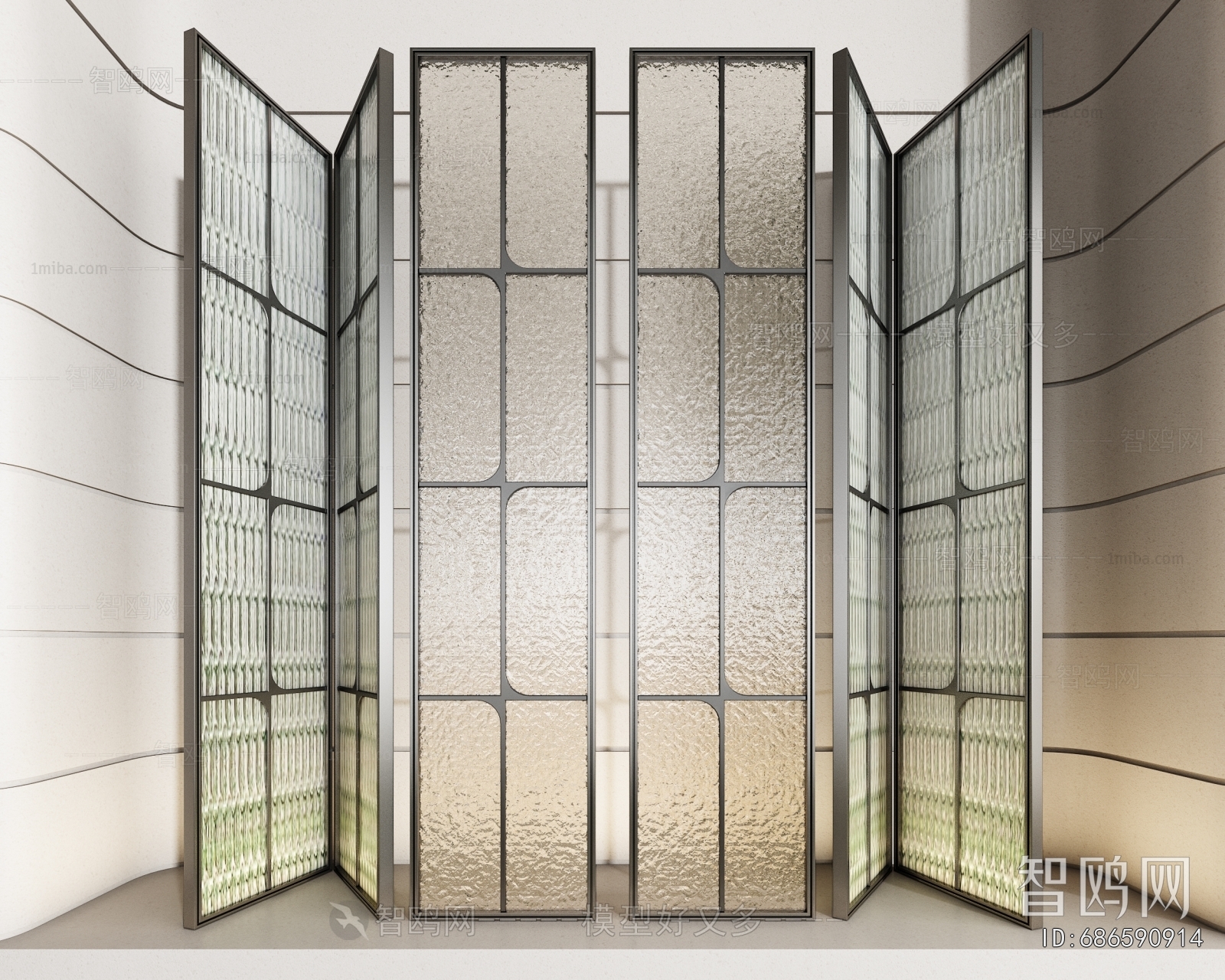 Modern Glass Screen Partition