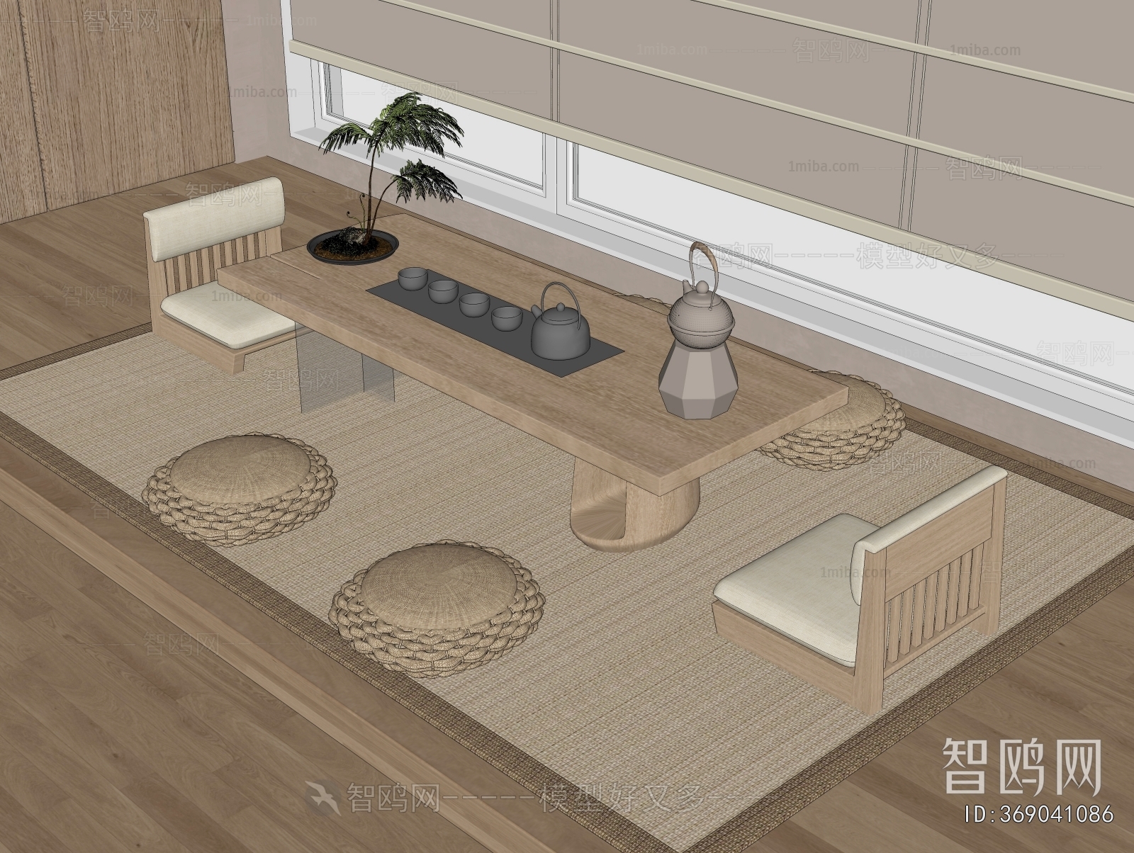 Japanese Style Tea Tables And Chairs