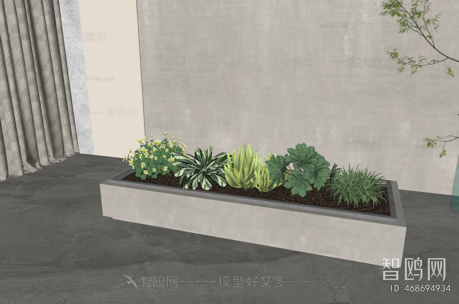 Modern Flower Bed, Flower Bowl, Flower Box