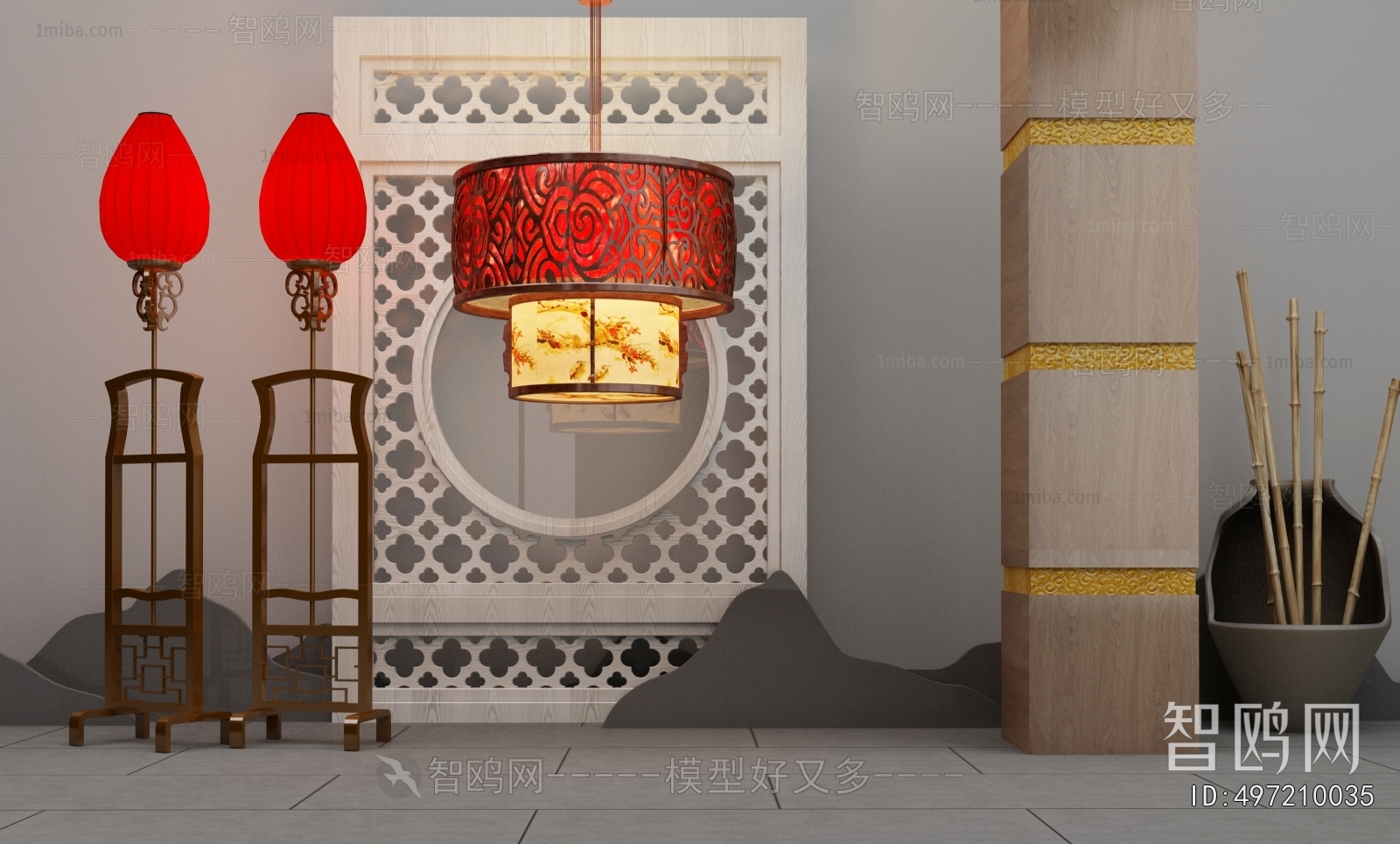 New Chinese Style Decorative Lamp