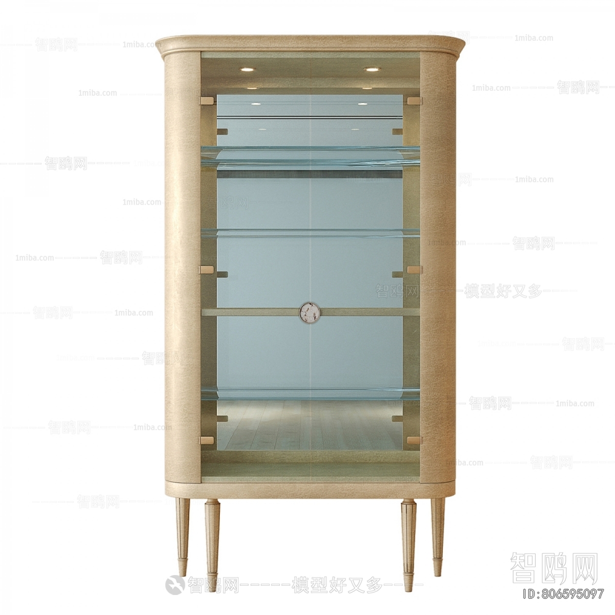 Simple European Style Wine Cabinet