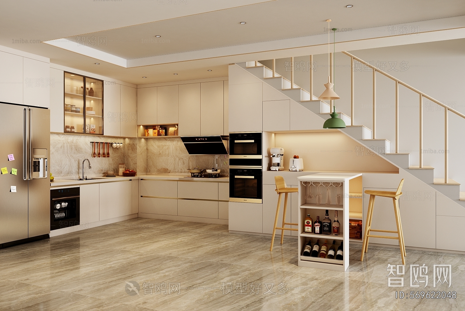 Modern Open Kitchen