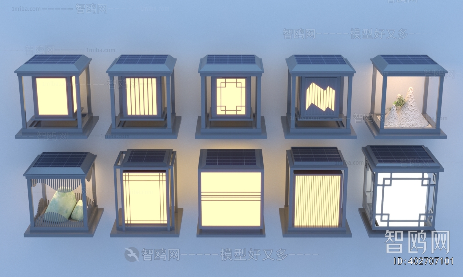 New Chinese Style Outdoor Light